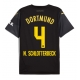 Borussia Dortmund Nico Schlotterbeck #4 Replike Gostujuci Dres 2024-25 Kratak Rukav